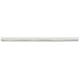 Merola Tile Rugoso 8" Matte Ceramic Thin-Set Tile Pencil Rail - Sold by Piece (0.66 LF/Piece) Blanco Brillo