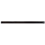 Merola Tile Rugoso 8" Matte Ceramic Thin-Set Tile Pencil Rail - Sold by Piece (0.66 LF/Piece) Nero Brillo
