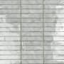 Merola Tile Hudson Studio Soho Brick - 2" x 10" Rectangle Wall Tile - Glossy Visual - Sold by Carton (6.24 SF/Carton) Grey Eye