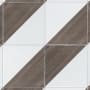 Merola Tile Triangle Rustique - 6" x 6" Square Wall Tile - Glossy Visual - Sold by Carton (7.5 SF/Carton) Brown