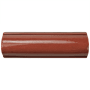 Merola Tile Novecento Bordura 5" x 2" Matte Ceramic Thin-Set Tile Pencil Rail - Sold by Piece (0.43 LF/Piece) Burdeos