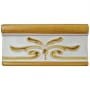 Merola Tile Novecento Cenefa 5" x 3" Matte Ceramic Thin-Set Tile Decorative Accent - Sold by Piece (0.43 LF/Piece) Camel