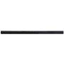 Merola Tile Twist 12" x 1" Matte Ceramic Thin-Set Tile Pencil Rail - Sold by Piece (0.98 LF/Piece) Black olive