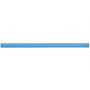 Merola Tile Twist 12" x 1" Matte Ceramic Thin-Set Tile Pencil Rail - Sold by Piece (0.98 LF/Piece) Blue Sky