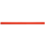 Merola Tile Twist 12" x 1" Matte Ceramic Thin-Set Tile Pencil Rail - Sold by Piece (0.98 LF/Piece) Red Cherry