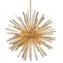 Metropolitan Confluence 16 Light 34" Wide Pendant Piastra Gold