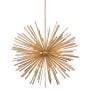 Metropolitan Confluence 20 Light 48" Wide Pendant Piastra Gold