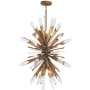 Metropolitan Elsa 12 Light 26" Wide Crystal Pendant Painted Gold