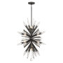 Metropolitan Elsa 12 Light 26" Wide Crystal Pendant Midnight Graphite
