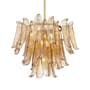 Metropolitan Regent 9 Light 23" Wide Chandelier Legacy Brass / Amber