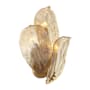 Metropolitan Orchid 3 Light 18" Tall Wall Sconce with Hand Blown Glass Legacy Brass / Amber