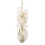 Metropolitan Orchid 10 Light 13" Wide Multi Light Pendant Legacy Brass / White