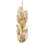 Metropolitan Orchid 10 Light 13" Wide Multi Light Pendant Legacy Brass / Amber