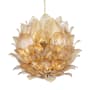 Metropolitan Orchid 24 Light 36" Wide Multi Light Pendant Legacy Brass / Amber