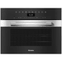 Miele 24 Inch Wide 1.84 Cu. Ft. Electric Combi Oven with Miele@Home and Direct Sensor Clean Touch Steel