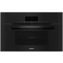 Miele 30 Inch Wide 1.52 Cu. Ft. Electric Speed Oven with Popcorn Function and Rapid Preheat Obsidian Black