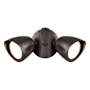 Millennium Lighting Twin Head 10-1/2" Wide Integrated LED Flood Light Powder Coated Bronze
