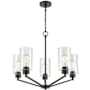 Millennium Lighting Beverlly 5 Light 26" Wide Chandelier Matte Black