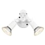 Millennium Lighting Twin Head 11" Wide Flood Light with Motion Sensor Powder Coated Matte White