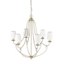 Millennium Lighting Eisley 6 Light 29" Wide Chandelier Modern Gold