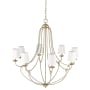 Millennium Lighting Eisley 8 Light 36" Wide Chandelier Modern Gold
