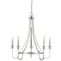 Millennium Lighting Artemis 5 Light 26" Wide Taper Candle Style Chandelier Polished Nickel