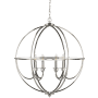 Millennium Lighting Artemis 6 Light 30" Wide Taper Candle Style Chandelier Polished Nickel