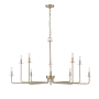 Millennium Lighting Marceline 10 Light 48" Wide Taper Candle Style Chandelier Modern Gold