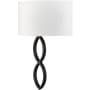 Millennium Lighting Rylee 19" Tall Wall Sconce with Linen Shade - ADA Compliant Matte Black