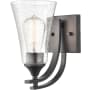 Millennium Lighting Natalie 10" Tall Bathroom Sconce Matte Black
