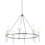 Millennium Lighting Adorra 8 Light 40" Wide Chandelier Polished Nickel