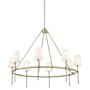 Millennium Lighting Adorra 8 Light 40" Wide Chandelier Vintage Brass