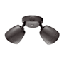 Millennium Lighting Double Light 10-1/2" Wide LED Outdoor Flood Light Powder Coated Bronze