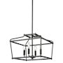 Millennium Lighting Nellita 4 Light 16" Wide Pendant Matte Black