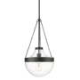 Millennium Lighting Clarra 12" Wide Pendant Matte Black
