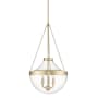 Millennium Lighting Clarra 3 Light 16" Wide Pendant Modern Gold