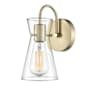 Millennium Lighting Camellia 10" Tall Bathroom Sconce Modern Gold
