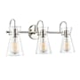 Millennium Lighting Camellia 3 Light 22" Wide Vanity Light Polished Nickel