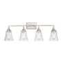 Millennium Lighting Caily 4 Light 33" Wide Bathroom Vanity Light Brushed Nickel