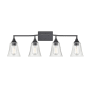 Millennium Lighting Caily 4 Light 33" Wide Bathroom Vanity Light Matte Black