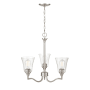 Millennium Lighting Caily 3 Light 21" Wide Chandelier Brushed Nickel