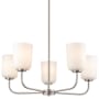 Millennium Lighting Laphia 5 Light 27" Wide Chandelier Brushed Nickel