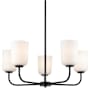 Millennium Lighting Laphia 5 Light 27" Wide Chandelier Matte Black