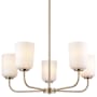 Millennium Lighting Laphia 5 Light 27" Wide Chandelier Modern Gold