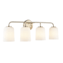Millennium Lighting Laphia 4 Light 28" Wide Vanity Light Modern Gold