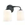 Millennium Lighting Laphia 2 Light 14" Wide Vanity Light Matte Black