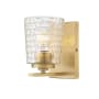 Millennium Lighting Saben 8" Tall Wall Sconce Vintage Brass