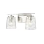 Millennium Lighting Saben 2 Light 15" Wide Vanity Light Polished Nickel