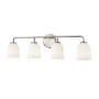 Millennium Lighting Norah 4 Light 32" Wide Vanity Light Brushed Nickel