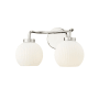 Millennium Lighting Oprah 2 Light 15" Wide Vanity Light Polished Nickel
